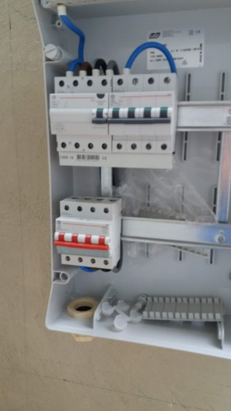 Quadro electrico para gruas da obra