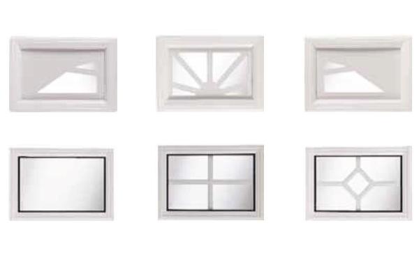 VISORES LISOS OU DECORATIVOS PARA PORTÕES SECCIONADOS