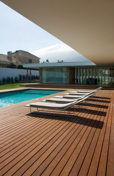 Vista da piscina