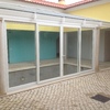 Cobertura em vidro & caixilharia PVC