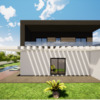 Habitação Unifamiliar - Porches  - Imagem 3d