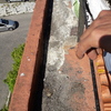 Impermeabilização de caleira em sistema bi-capa. Constituído por membranas de betume