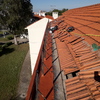 Impermeabilização de caleira em sistema bi-capa. Constituído por membranas de betume