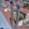 Reparação de telhado e colocação de girândolas