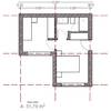 2 bungalows com 31m2 cada (área total 62 m2)