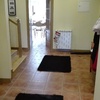 Parede pladur com porta, para dividir hall em dois