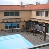 Pérgola em vidro e aluminio