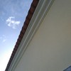 Caleiras de cobertura em conjunto de edificios