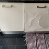 Reparar/substitur 2 portas lacadas de armário de cozinha