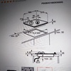 Fornecimento e instalação de frentes de cozinha e modulo para placa e forno com tampo granito