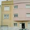 Pintura e reparação de fachada de edificio