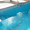 Reparacão de pequena piscina com fuga de agua