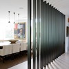 Separador de divisão em madeira para sala